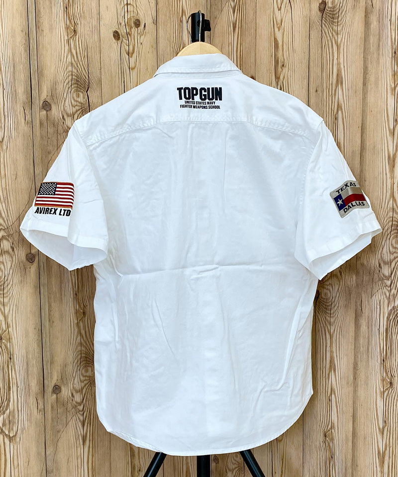 AVIREX アヴィレックス TOPGUN SHORT SLEEVE SHIRT 半袖シャツ – TopIsm