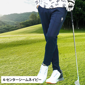 GIORNO SEVEN ジョルノセブン ゴルフパンツ ゴルフウェア メンズ ブランド ストレッチ ジャージ センターシーム 立体ロゴ