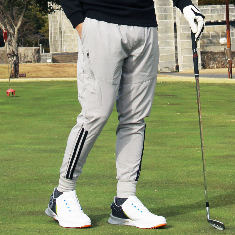 ゴルフウェア メンズ ゴルフパンツ ジョガーパンツ ストレッチ 伸縮 リップストップ素材