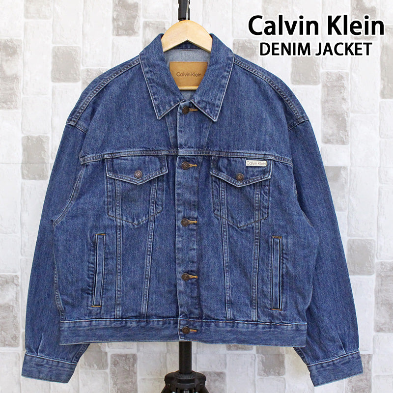 Calvin Klein Jeans フルジップ　ニット　セーター　L