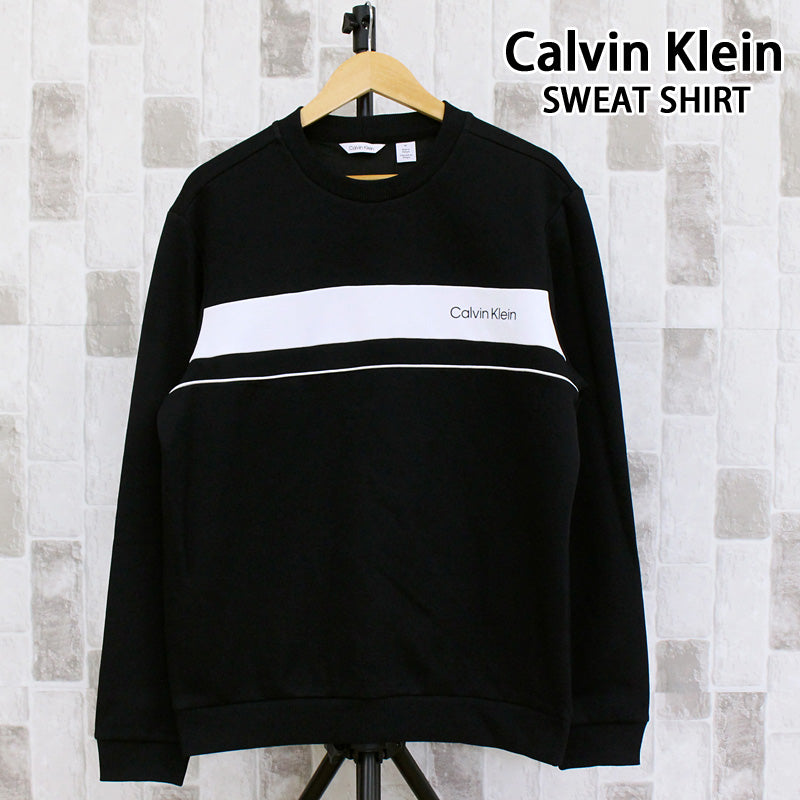 Calvin Klein カルバンクライン パネルロゴ スウェットプルオーバー