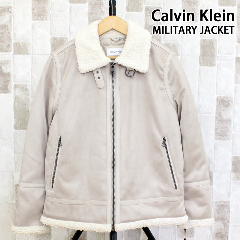 Calvin Klein カルバンクライン CK B-3 フェイクシアリングジャケット