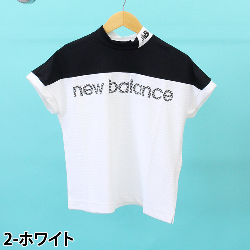 ホワイト　半袖　新品未使用　ゴルフ New Balance GOLF ニューバランスゴルフ ゴルフウェア レディース
