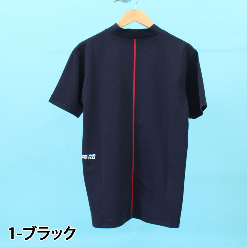 SY32 BY SWEET YEARS GOLF 半袖シャツ モックネック SY32 by SWEET YEARS BY GOLF メンズ 半袖シャツ モックネック