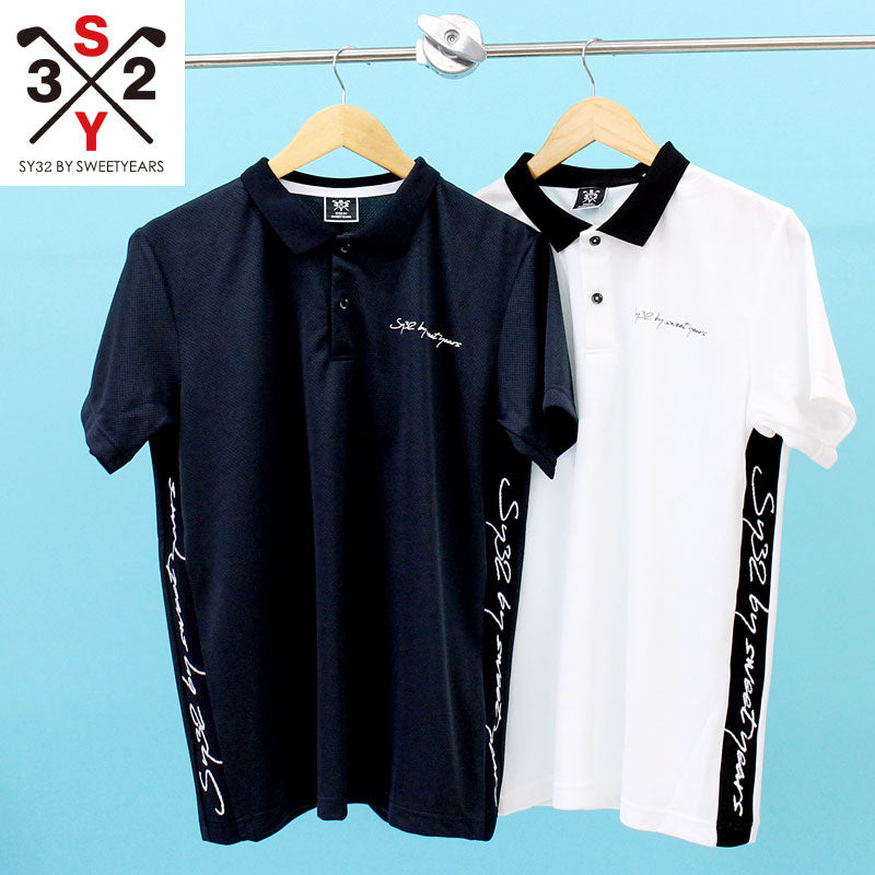 SY32 by SWEET YEARS GOLF ゴルフウェア メンズ ポロシャツ トップス