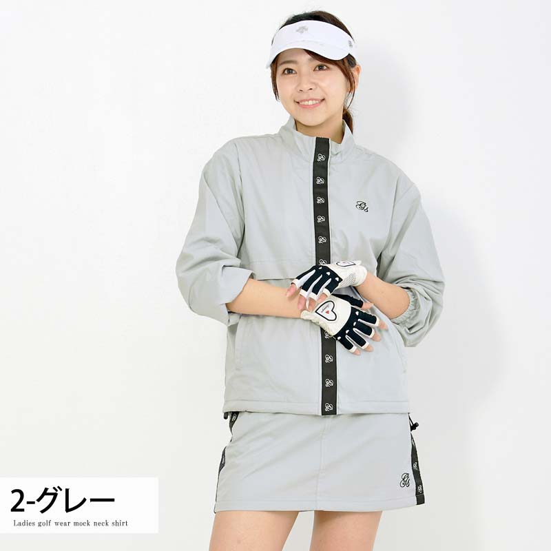 gs GOLF ゴルフウェア レディース 上下セットアップ スウェット
