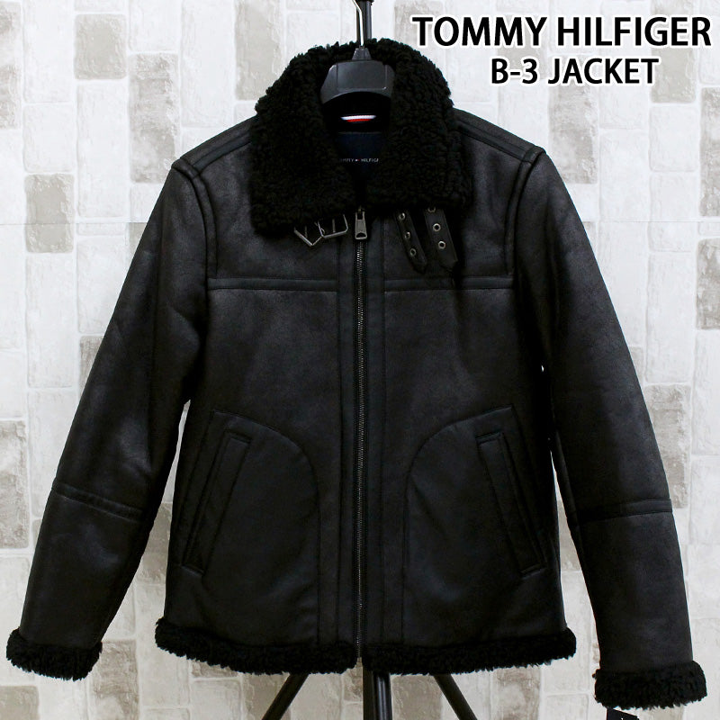 TOMMY HILFIGER トミー ヒルフィガー フェイクレザーヌバック 裏ボア