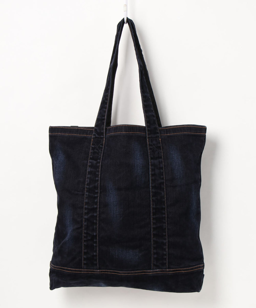 DIESEL ディーゼル ロゴプリントデニムトートバッグ F-THISBAG SHOPPER – TopIsm