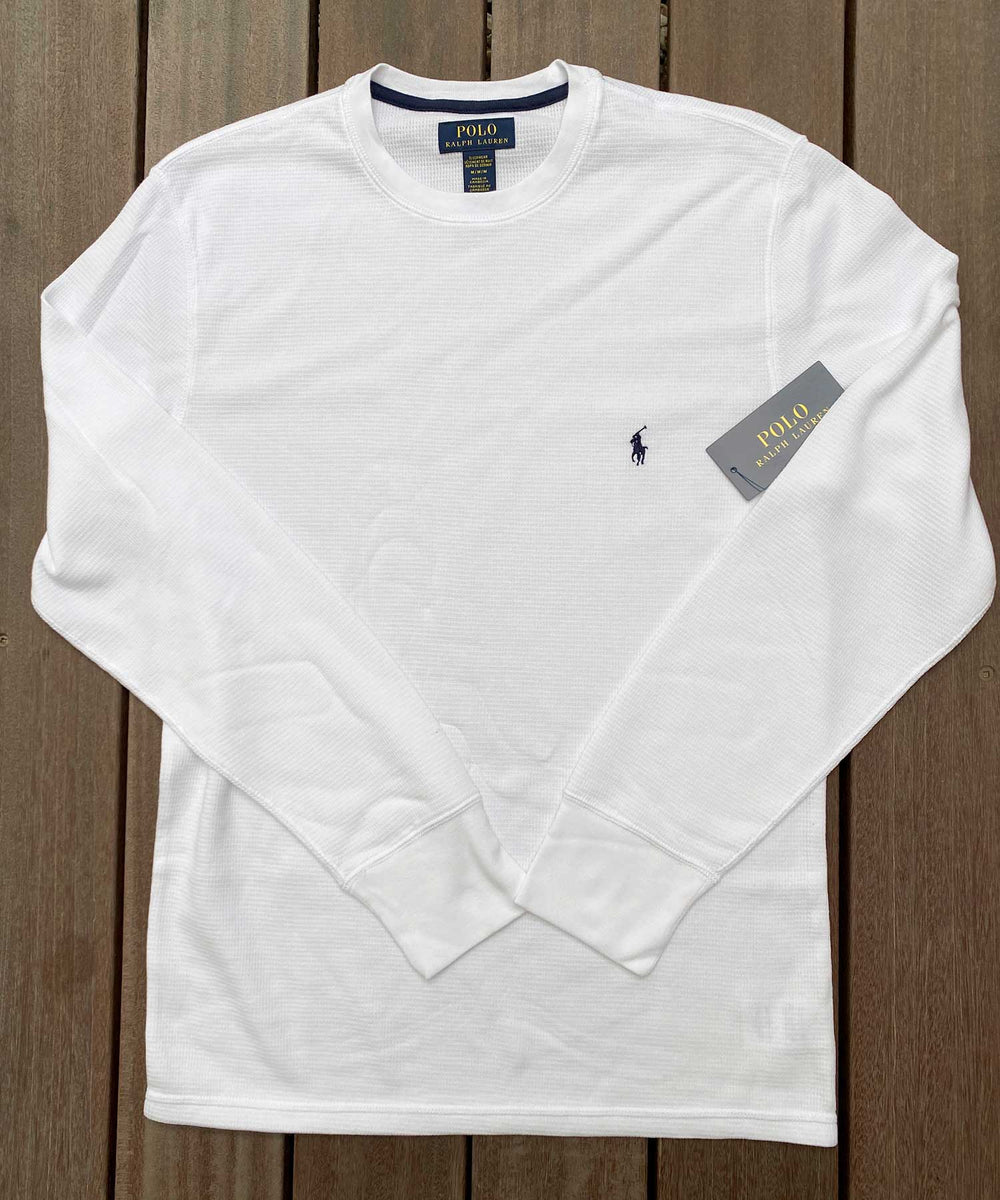 POLO RALPH LAUREN ポロ ラルフローレン サーマル ワッフル クルーネック 長袖 Tシャツ