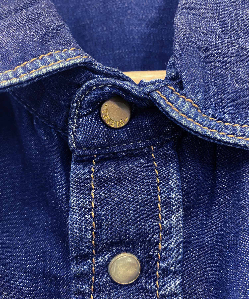 DIESEL ディーゼル ウォッシュ加工長袖デニムシャツ – TopIsm