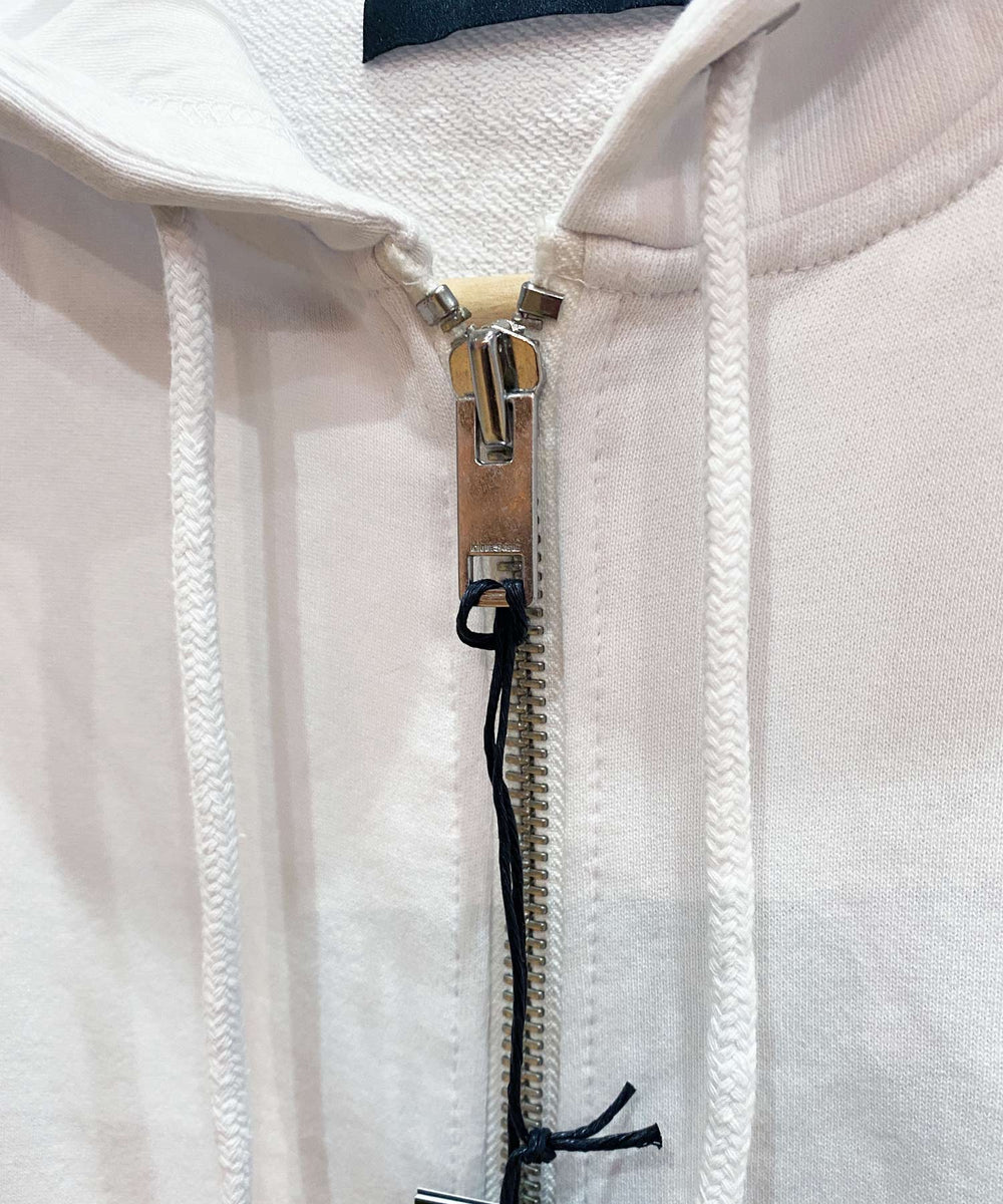 DIESEL】 ディーゼル ジップパーカー ダメージデニム切り替え