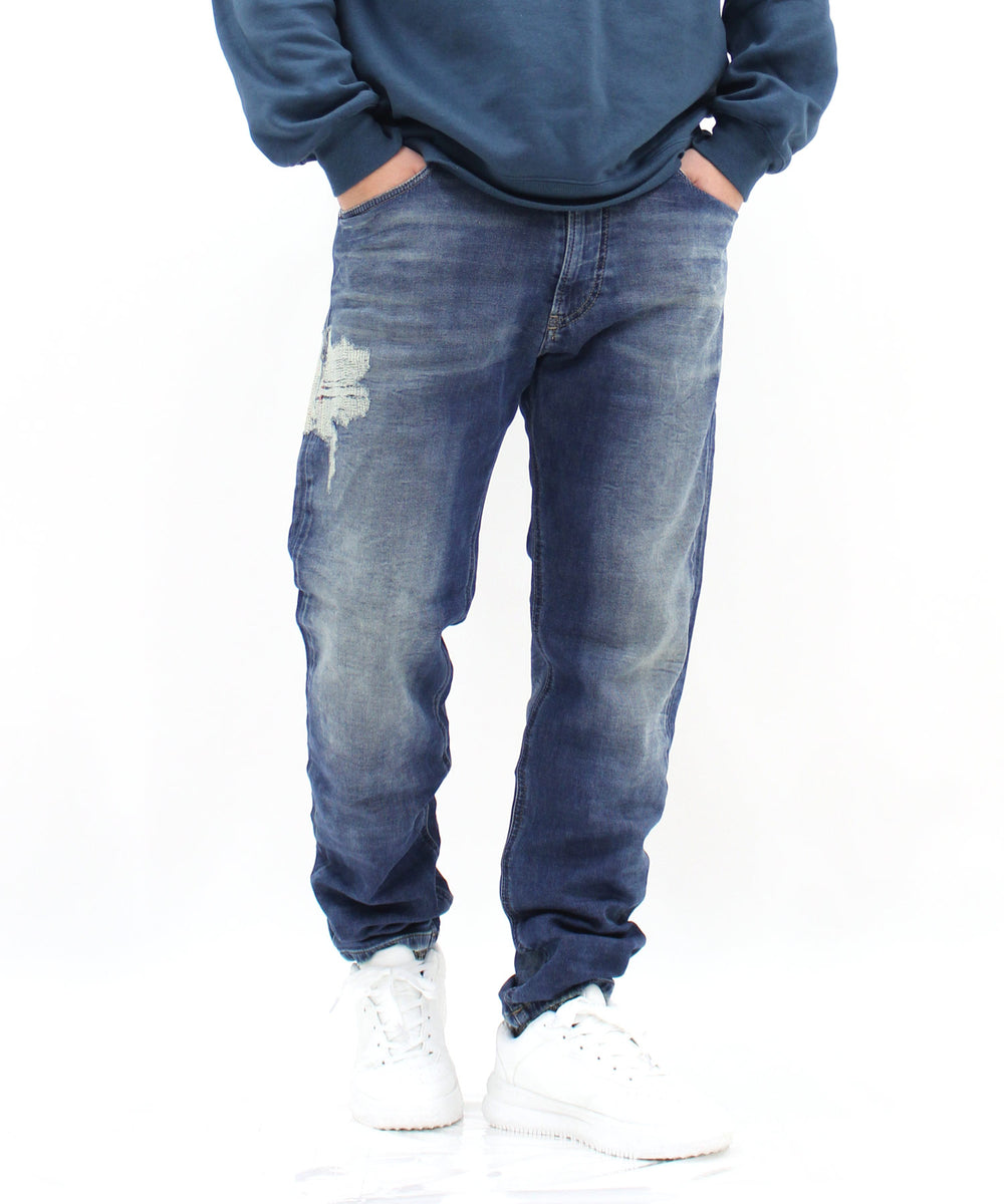 DIESEL ディーゼル ダメージ スウェットデニム JOGG JEANS narrot – TopIsm