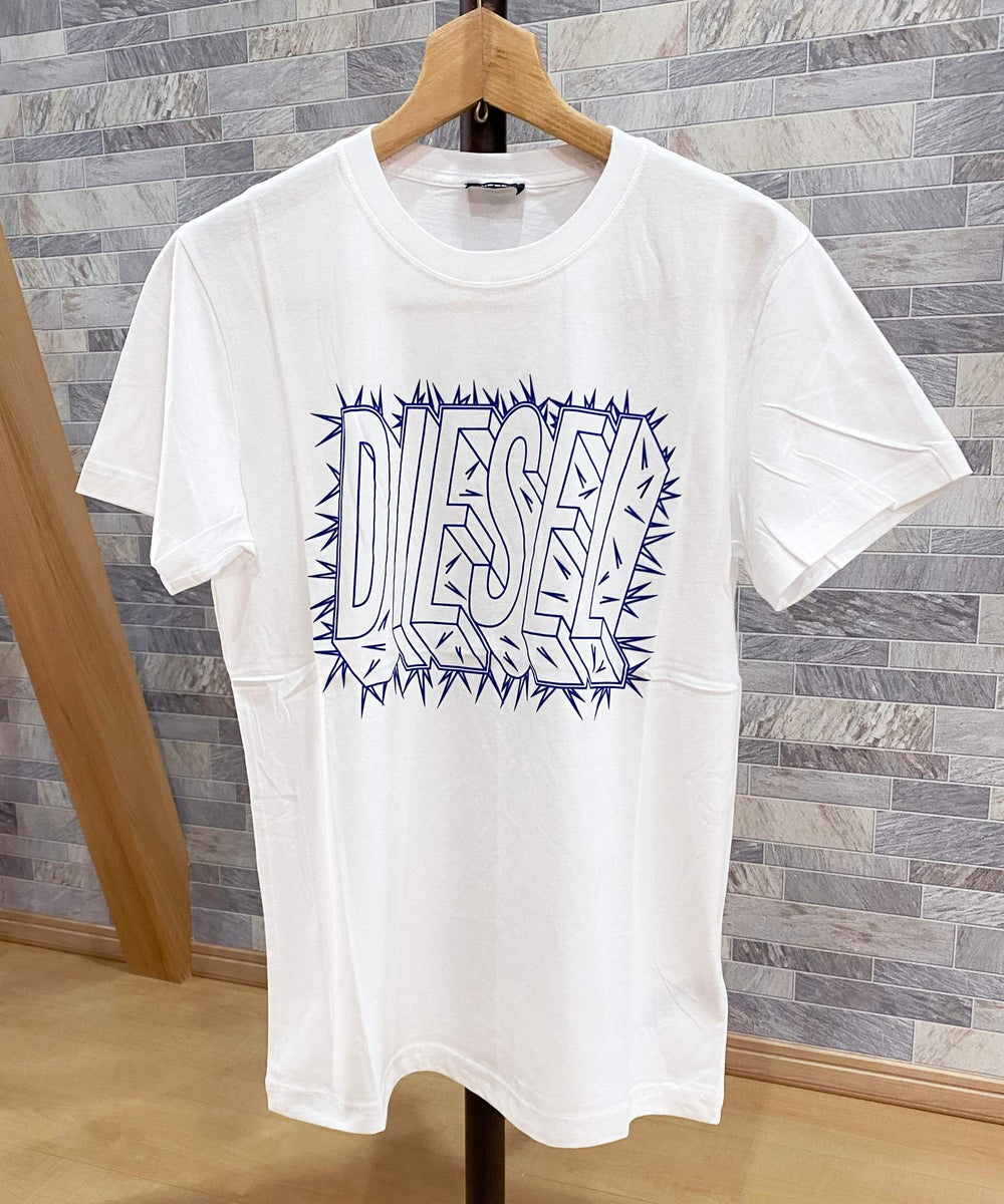 DIESEL ディーゼル グラフィックロゴ プリント 半袖Tシャツ T-DIEGO-SL