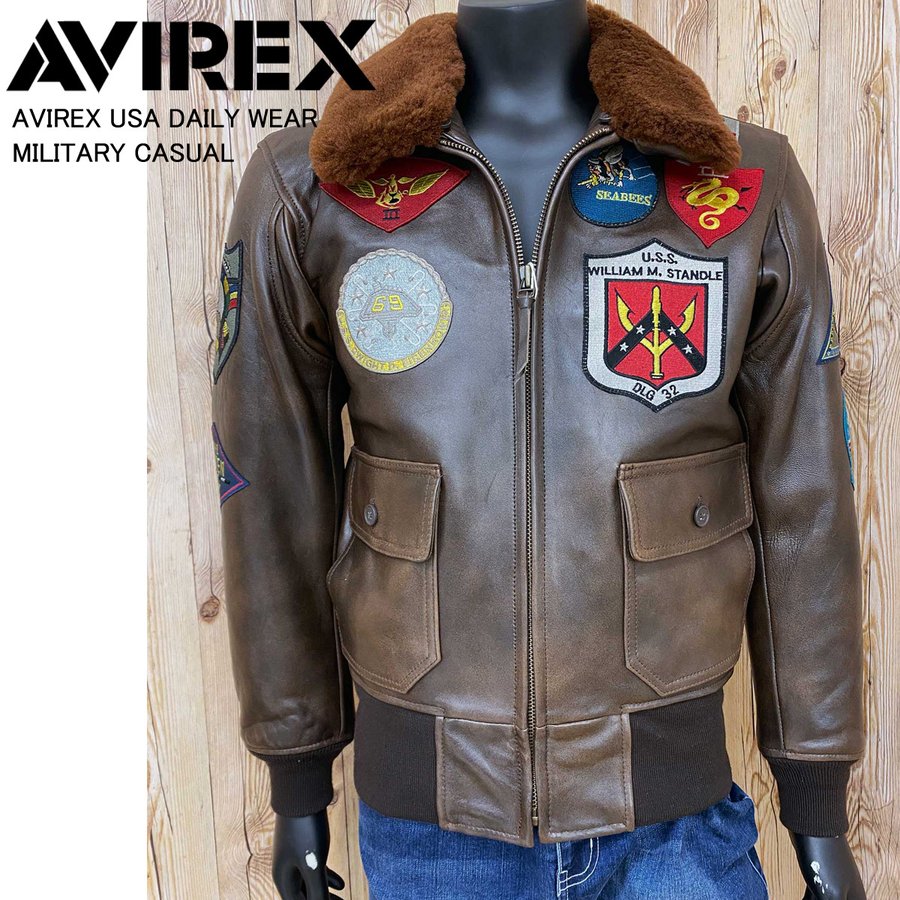 再入荷品【希少品】AVIREX G-1 フライトジャケット USA製 レザージャケット ジャケット・アウター