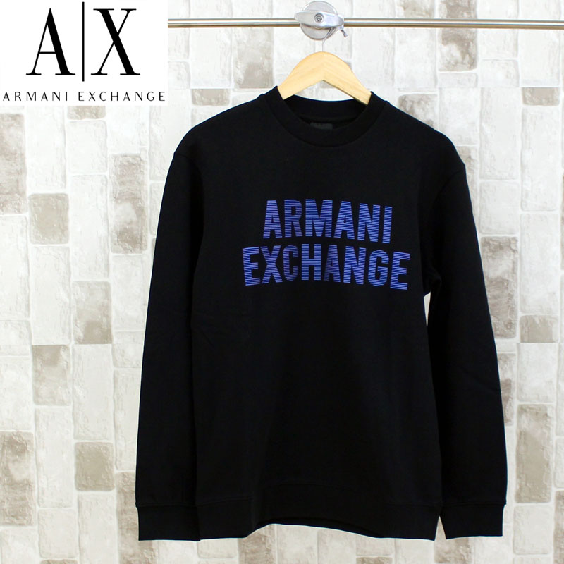 ARMANI EXCHANGE アルマーニエクスチェンジ ストライプロゴ スウェット