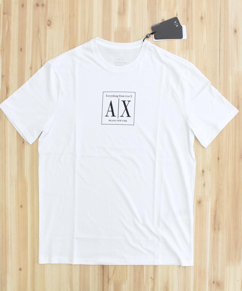 ARMANI EXCHANGE アルマーニエクスチェンジ AX ボックスロゴクルー