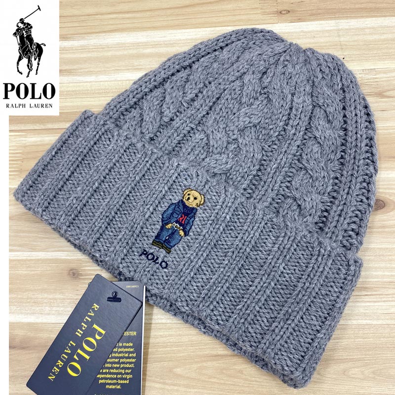 POLO RALPH LAUREN ポロ ラルフローレン ベアー ロゴ 刺繍 ケーブル