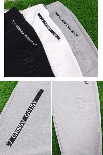 GIORNO SEVEN ジョルノセブン ゴルフパンツ ゴルフウェア メンズ ブランド ストレッチ ジャージ センターシーム 立体ロゴ