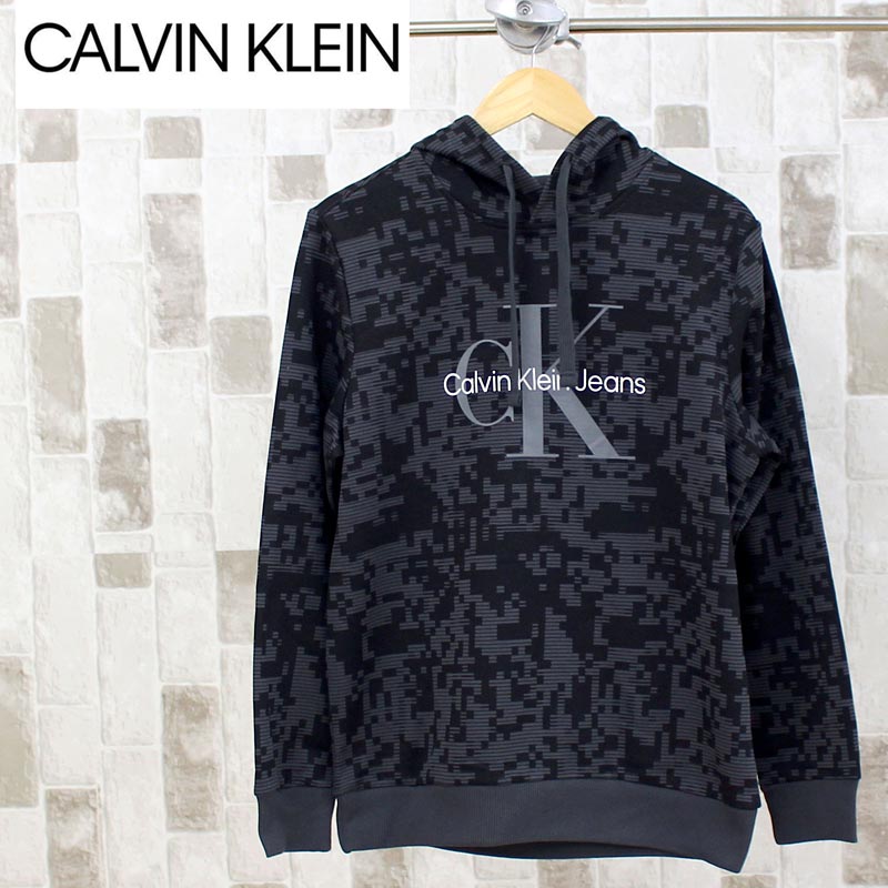 Calvin Klein カルバンクライン CK ロゴプリントデジタルカモパーカー