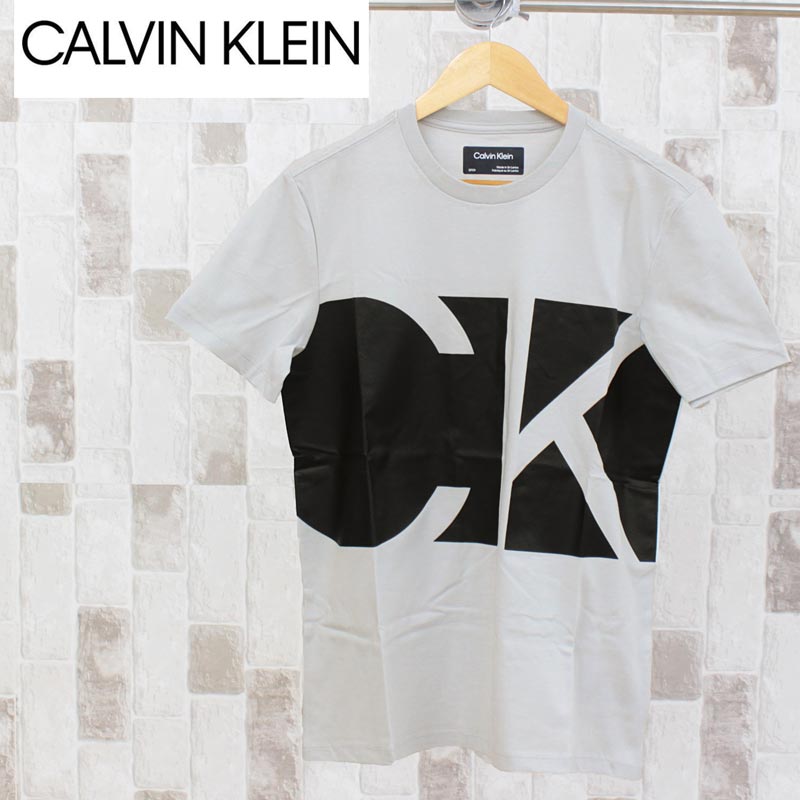 CK カルバンクライン 半袖 クルーネック Tシャツ ビッグロゴプリント