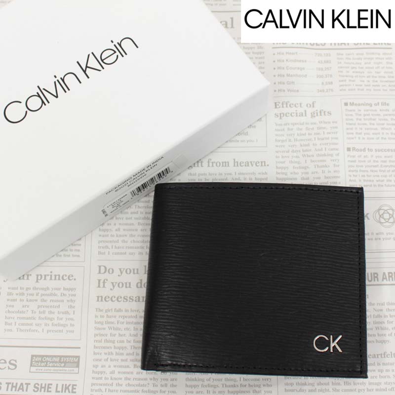Calvin Klein カルバンクライン RFiD CK ワンポイントロゴ 2つ折り