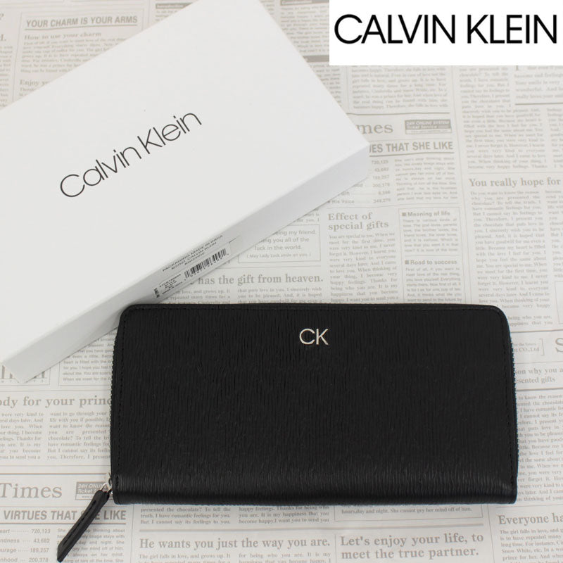 Calvin Klein カルバンクライン RFiD CK ワンポイントロゴ ラウンド