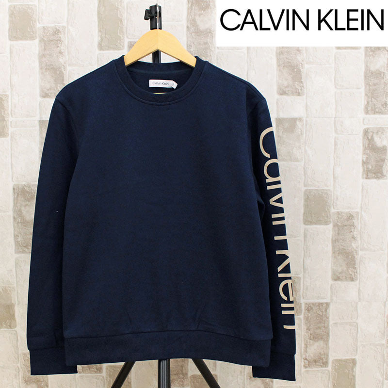 Calvin Klein カルバンクライン CK ロゴフリース クルーネック
