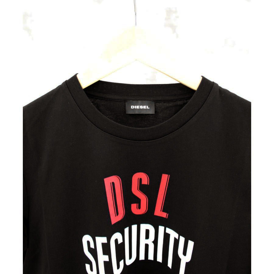 DIESEL ディーゼル SECURITY ロゴプリント 半袖 Tシャツ「T-DIEGOS-N24」クルーネック 半袖Tシャツ
