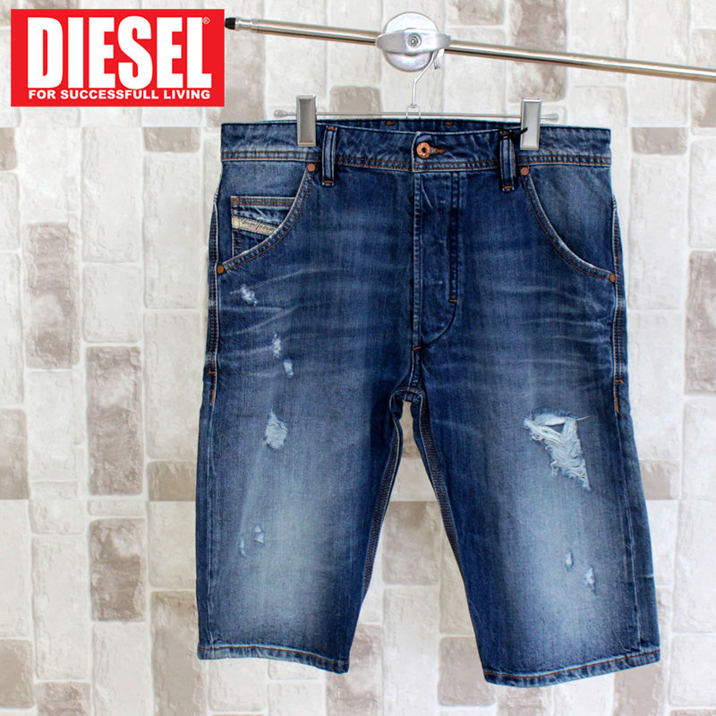 在庫国産 DIESEL - DIESEL ディーゼル KROSHORT-NE JOGGJEANS 00912