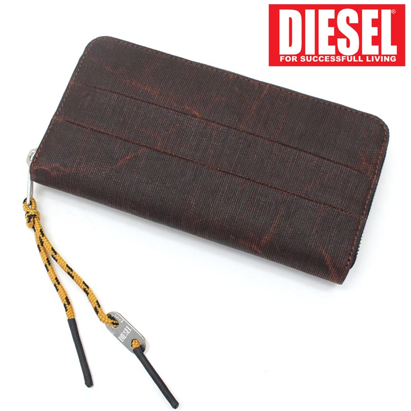 DIESEL ディーゼル 財布 長財布 ウォレット ラウンドファスナー