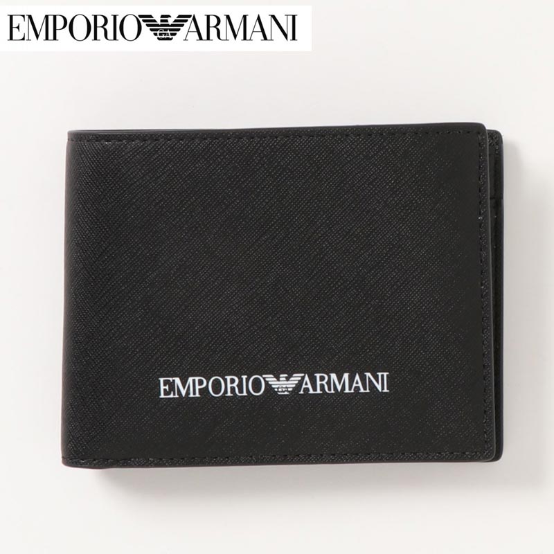 EMPORIO ARMANI エンポリオ アルマーニ ロゴデザイン2つ折りウォレット