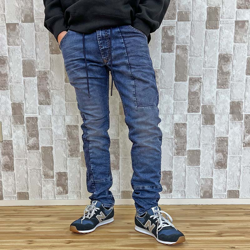 DIESEL JOGG JEANSディーゼル ジョグジーンズ メンズ スウェットデニム ストレッチ デニム テーパード 3WAY ウォッシュ加工