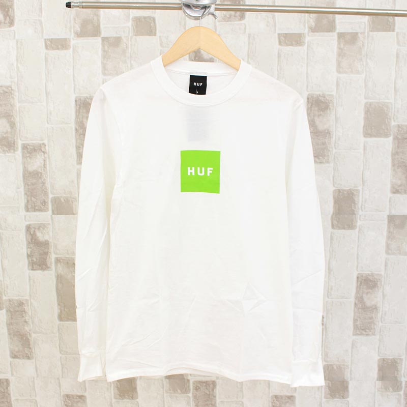 HUF ハフ エッセンシャル BOXロゴ ロングTシャツ Essentials Box Logo L/S Tee