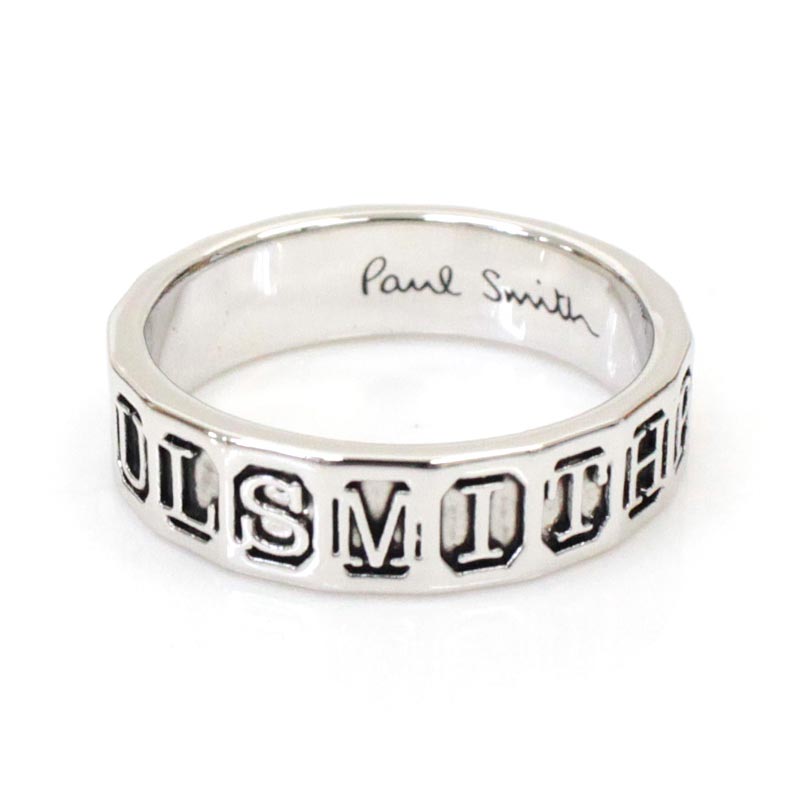 PAUL SMITH ポールスミス リング 指輪 ロゴ 刻印 シルバー アクセサリー メンズ レディース インポート ブランド プレゼント ギフト  並行輸入