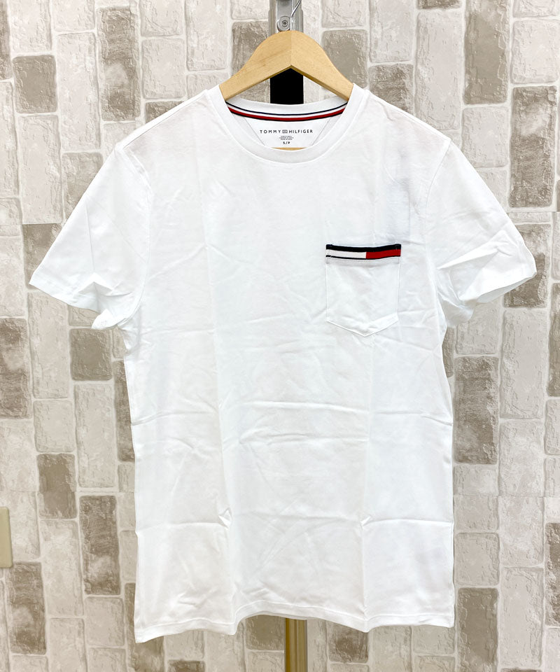 TOMMY HILFIGER トミー ヒルフィガー フラッグアイコン ポケット付きTシャツ ICON SS POKET TEE