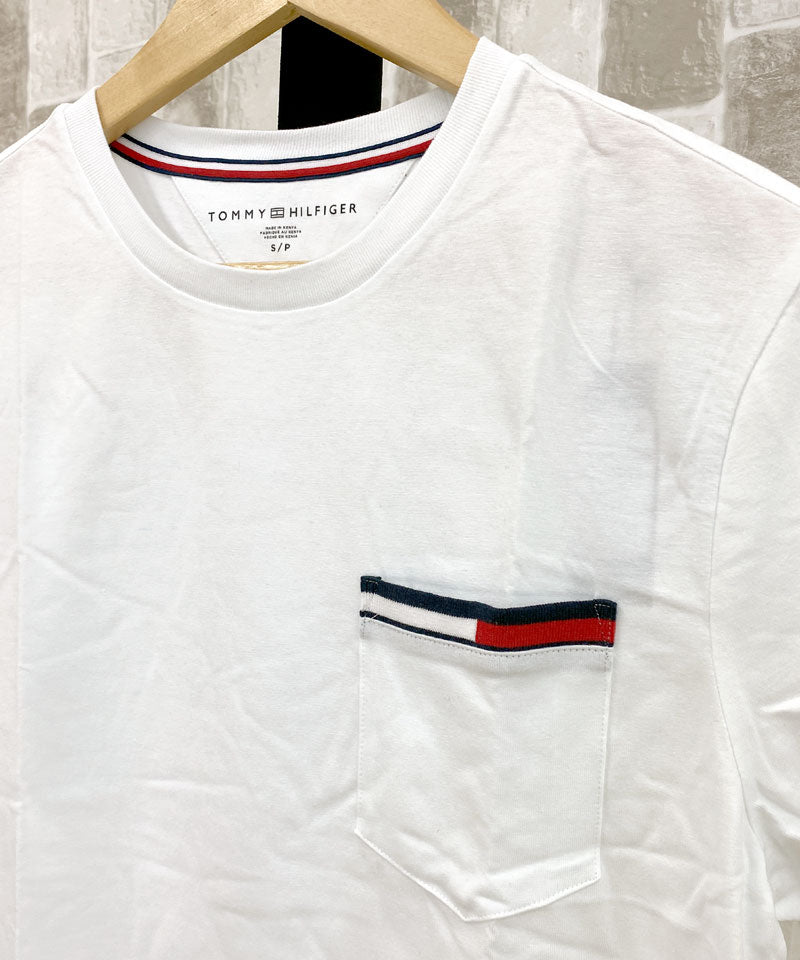 TOMMY HILFIGER トミー ヒルフィガー フラッグアイコン ポケット付きTシャツ ICON SS POKET TEE