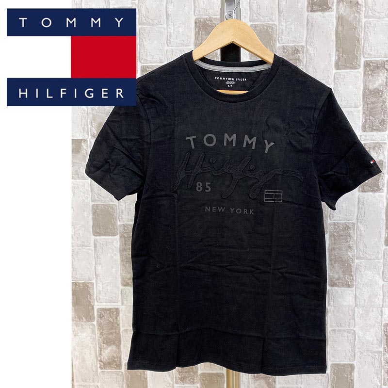 TOMMY HILFIGER トミー ヒルフィガー チェーンステッチロゴ クルー