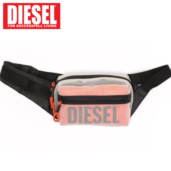 DIESEL ディーゼル ボディバッグ メンズ ウエストポーチ ロゴ SUSEGANA