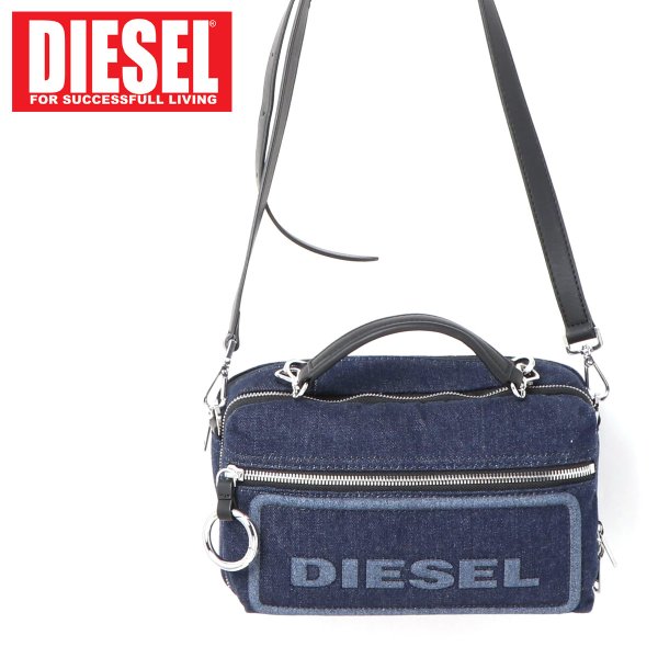 DIESEL ディーゼル ボディバッグ ロゴ デニム ポーチ ショルダーバッグ