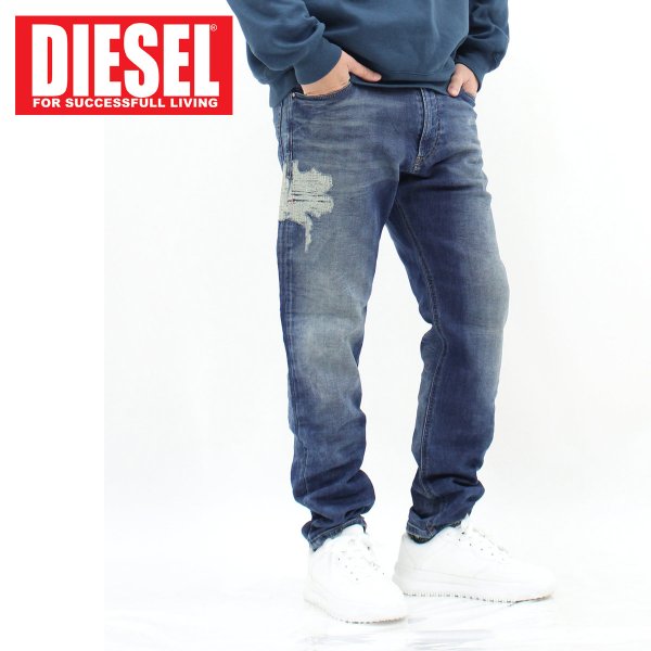 DIESEL ディーゼル ダメージ スウェットデニム JOGG JEANS narrot – TopIsm