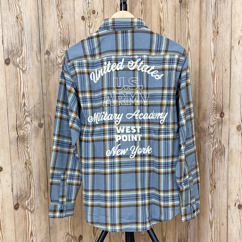 AVIREX アヴィレックス CHECK EMBROIDERED SHIRT チェックシャツ