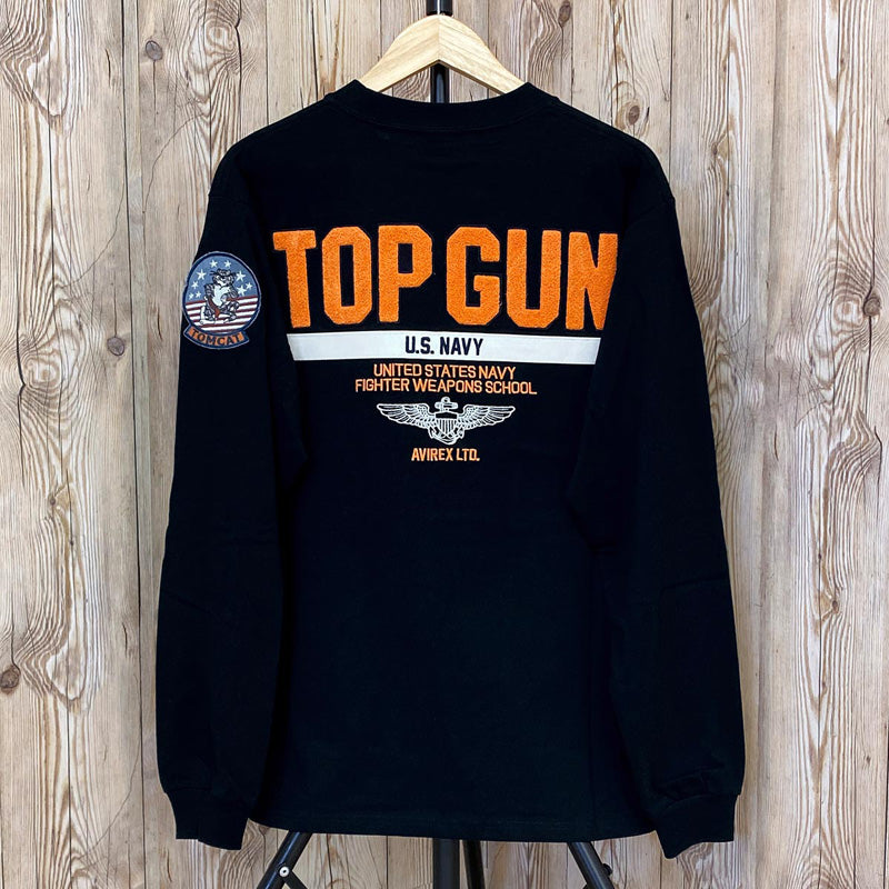 AVIREX アヴィレックス TOP GUN トップガン 長袖Tシャツ ロンT AVIREX アヴィレックス TOP GUN トップガン 長袖Tシャツ ロングT
