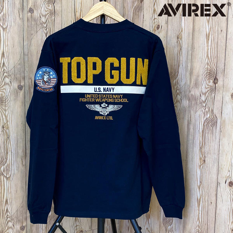 AVIREX アヴィレックス TOP GUN トップガン 長袖Tシャツ ロングTシャツ – TopIsm