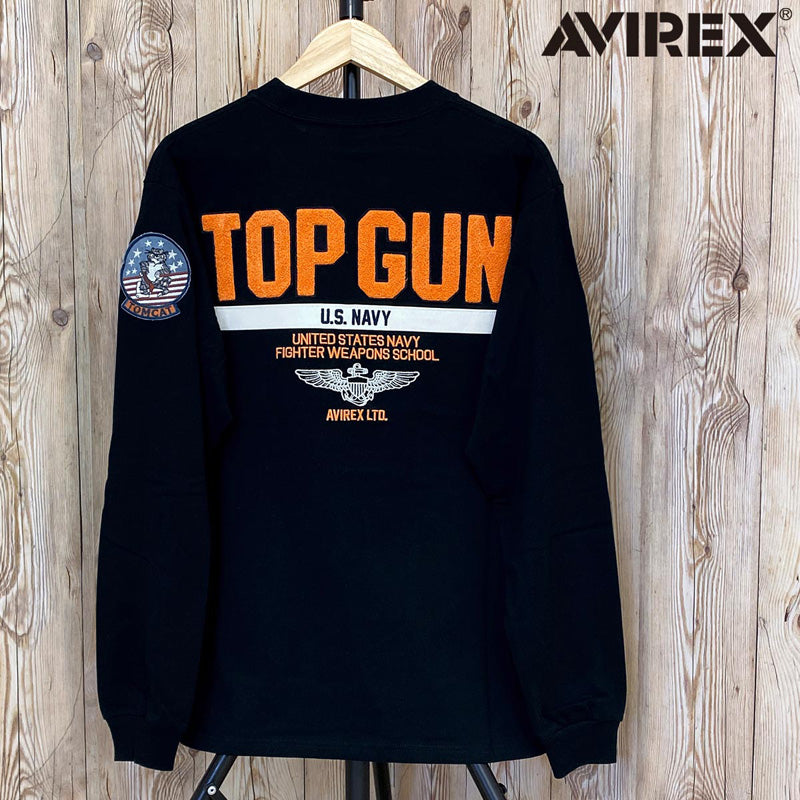 AVIREX アヴィレックス TOP GUN トップガン 長袖Tシャツ ロングTシャツ – TopIsm