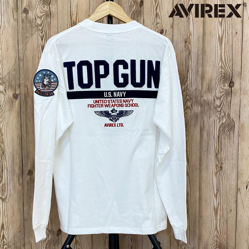 AVIREX アヴィレックス TOP GUN トップガン 長袖Tシャツ ロングTシャツ – TopIsm