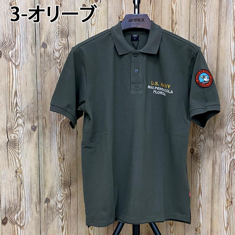 AVIREX アヴィレックス BLUE ANGELS 半袖ポロシャツ – TopIsm