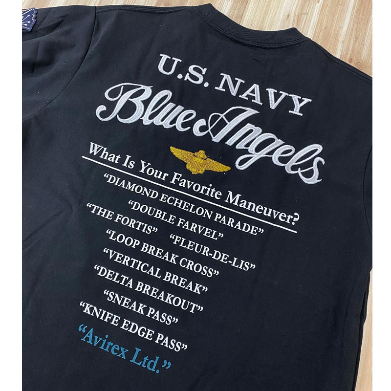 【最終値下げ】AVIREX U.S. NAVY Blue Angels USN UTILITY JACKET BLUE ANGELS / USN ユーティリティ