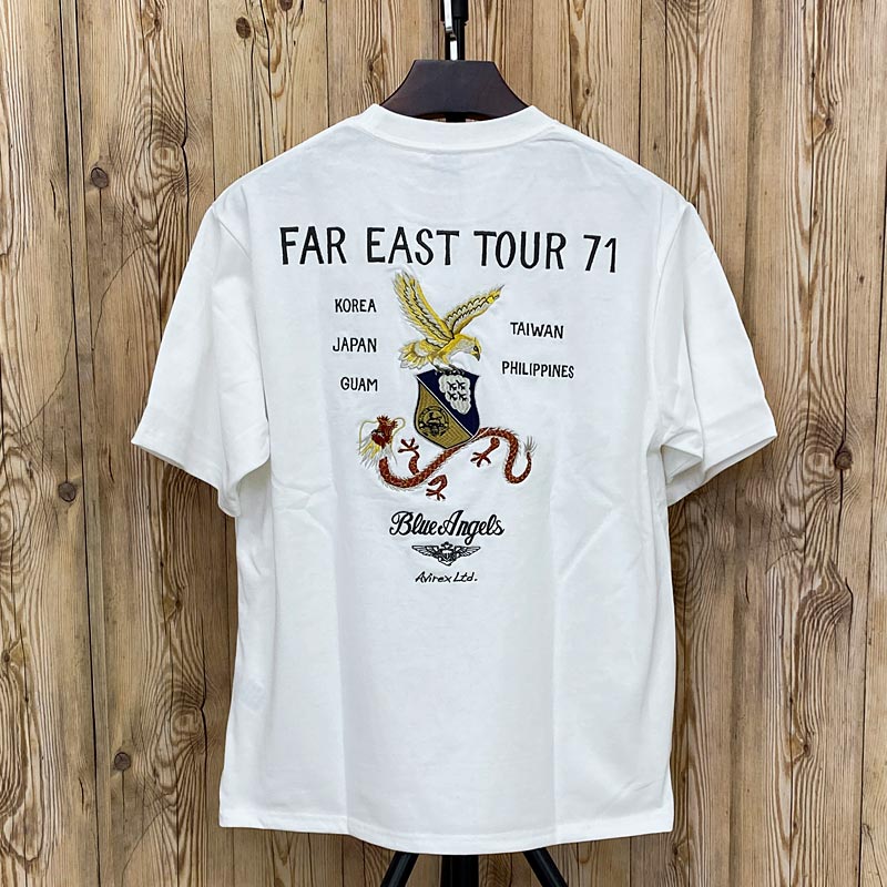 AVIREX LTD 25TH 限定モデル 刺繍 つなぎ AVIREX アヴィレックス EMBROIDERED SUKA 半袖Tシャツ 刺繍 – TopIsm