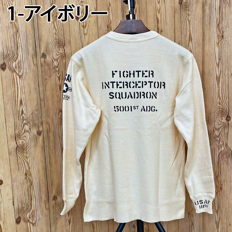 AVIREX アヴィレックス HONEYCOMB WAFFLE T-SHIRT USAF ハニカム