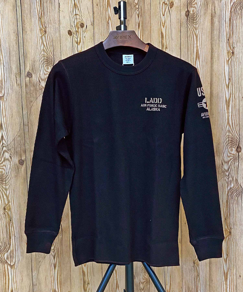 AVIREX アヴィレックス HONEYCOMB WAFFLE T-SHIRT USAF ハニカム